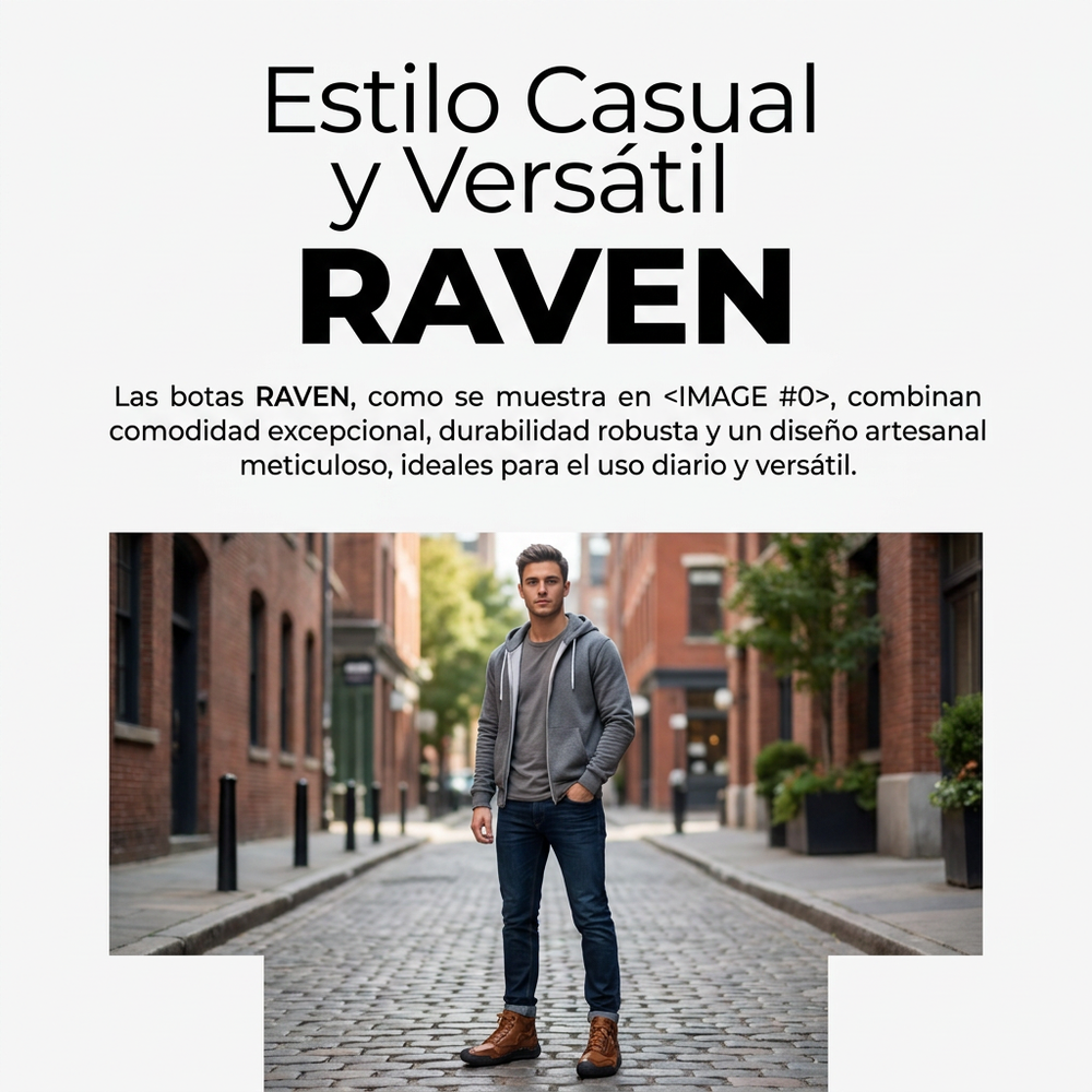Bota Raven - Botas de Calle Todo Terreno